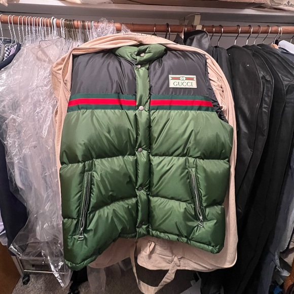 NWT Men’s Gucci Down Vest - Picture 1 of 7